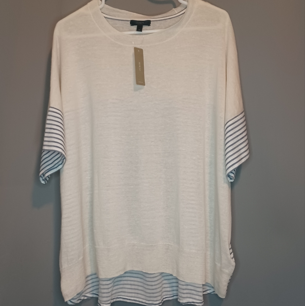 J.crew Combo Sweater Size Large